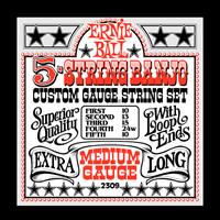 Ernie Ball EB-2309 5-string Tenor Banjo Medium.