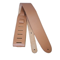 Skulderstrop i lysebrun læder - P25-181