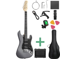 Donner DST-80 el-guitar pakke - Matton Black