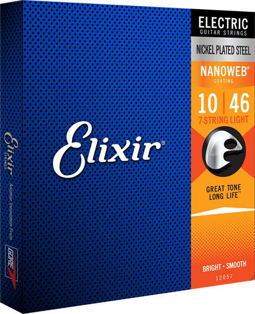 Elixir Nanoweb Electric 7-string 10-56