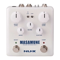 NUX Masamune analog booster og compressor guitar effektpedal