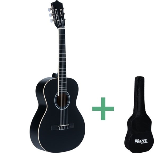 Sant Guitars CJ-36 SBK sort 3/4 spansk børneguitar med nylonstrenge