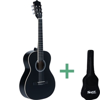 Sant Guitars CJ-36 SBK sort 3/4 spansk børneguitar med nylonstrenge