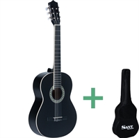 Sant Guitars CL-50 SBK sort spansk guitar i 4/4 størrelse