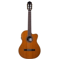 Santana El Clásico 98 spansk el-guitar med massiv cedertop, cutaway og Fishman pickup