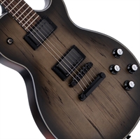 Santana Serpens Deluxe Limited Run BKS el-guitar black satin