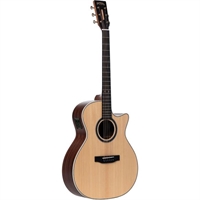 Santana Superb G94S NS western-guitar nature med massiv Sitka-grantop og indbygget pickup