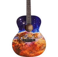 Tyma V3E Stelliferous Era Grand Auditorium western-guitar med kunstnerisk design