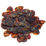 Fender 358 Shape Pick - THIN. 72 stk. Celloid plekter skildpaddeskjold.
