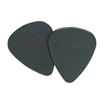 Fender Nylon Pick. 12stk sorte 1.14 Heavy plektre i pakke
