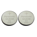 Panasonic CR2032. Pakke med 2 stk. 3V Lithium knapcelle batterier