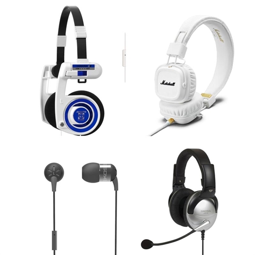 Hovedtelefoner - alle typer