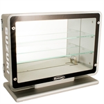 Suzuki Harmonica display med LED lys, to glashylder og glasfront