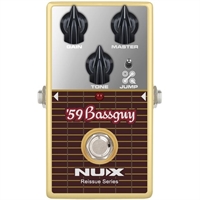 NUX ’59 Bassguy analog overdrive guitar effektpedal med Jump-switch