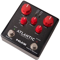 NUX Atlantic delay og reverb guitar effektpedal med separate fodswitches