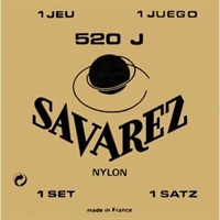 Savarez 520J Gul Klassisk guitarstrengesæt, very high