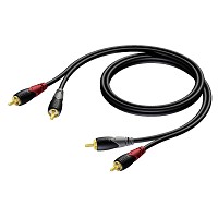 ProCab 2 x RCA han > 2 x RCA han - 15 meter