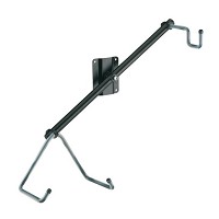 König & Meyer K&M  - 16296-55 - vægholder til akustisk guitar, sort - sidste på lager